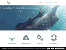 Tablet Screenshot of crecon.de
